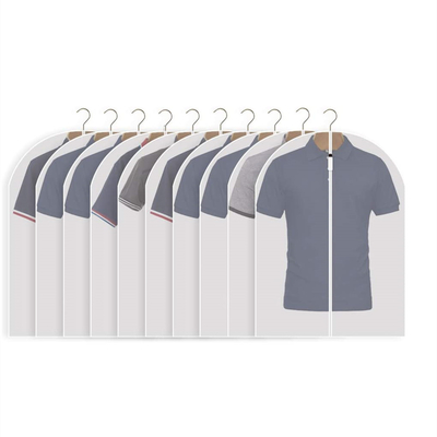Αγορά Διαφανές PVC κρεμασμένο Custom Travel Garment Bag Για μακριά φορέματα ρούχα πλήρες φερμουάρ online manufacture