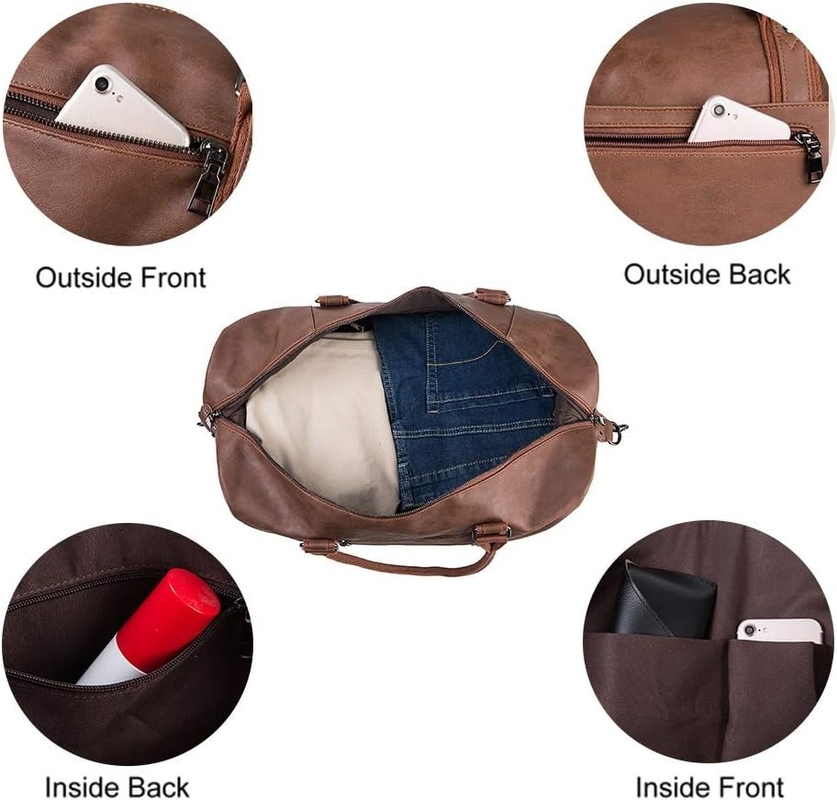 52L Αδιάβροχο Ενα βραδινό ΣαββατοκύριακοT Carry On Custom Tote Duffel ταξιδιωτική τσάντα με τσάντα παπουτσιών