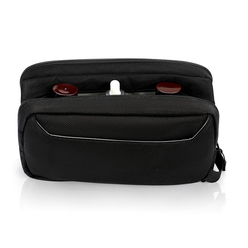 Ταξιδιωτικό Custom Toiletry Bag Οργανωτής τσάντα Eco Friendly κρεμαστικό καλλυντικό οργανωτή 3 στρώσεις