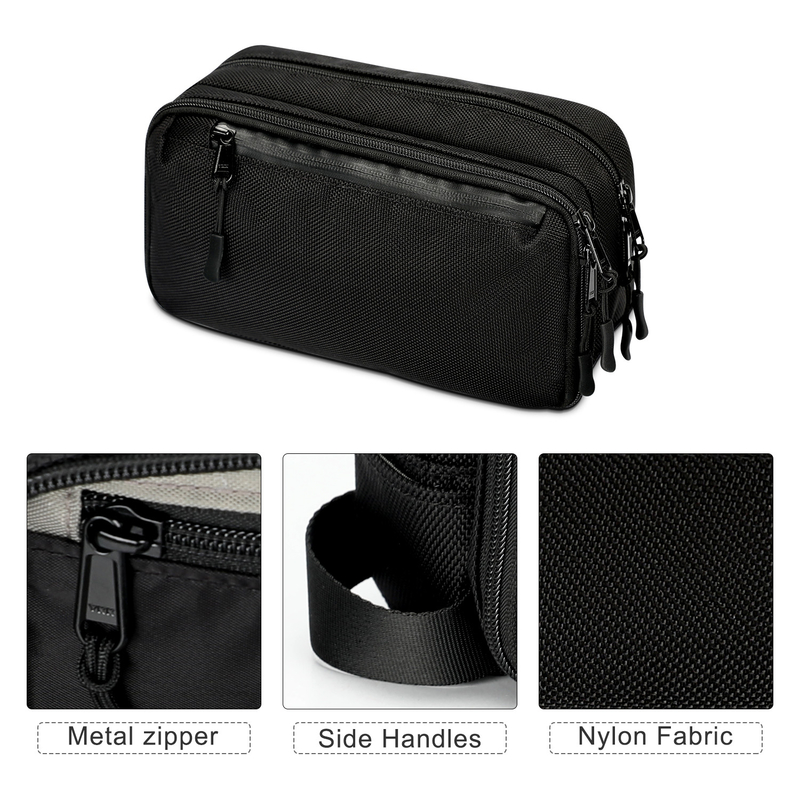 Ταξιδιωτικό Custom Toiletry Bag Οργανωτής τσάντα Eco Friendly κρεμαστικό καλλυντικό οργανωτή 3 στρώσεις