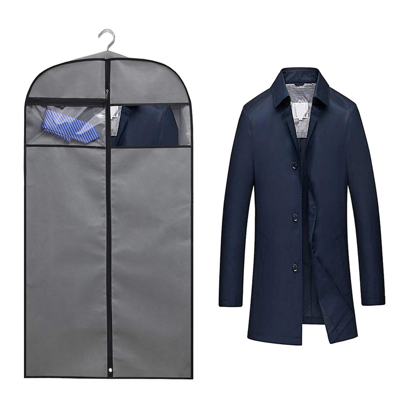 Υφάσματα Ελαφρύ Custom Travel Garment τσάντα ρούχων για κοστούμια Προστατευτικό κρεμασμένο φερμουάρ 24x32