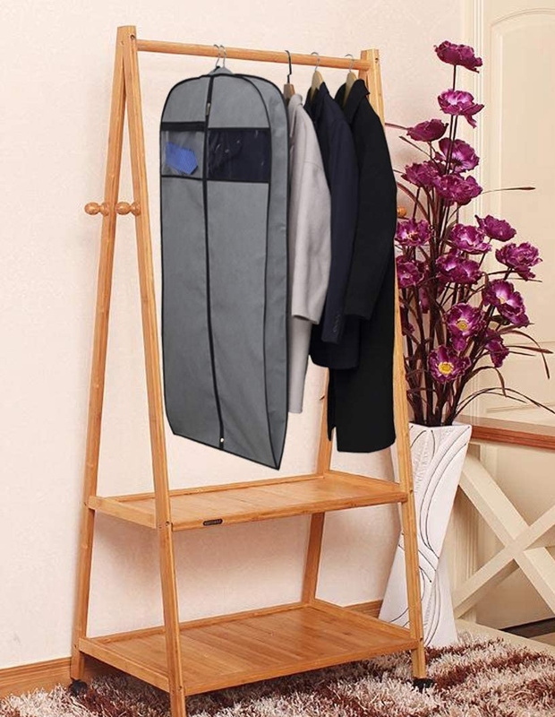 Υφάσματα Ελαφρύ Custom Travel Garment τσάντα ρούχων για κοστούμια Προστατευτικό κρεμασμένο φερμουάρ 24x32