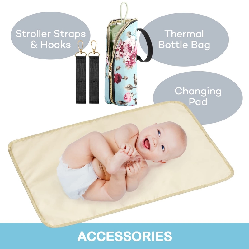 Ανθεκτική Πολυλειτουργία Nappy Custom Travel Diaper Bag Μεγάλη χωρητικότητα Αδιάβροχη για τη μαμά και τον μπαμπά