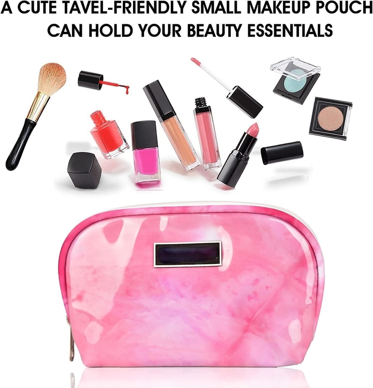 Ροζ χρώμα ανθεκτικό στο νερό Custom Travel Smell Proof Bag με σύστημα φίλτρου άνθρακα για κορίτσια